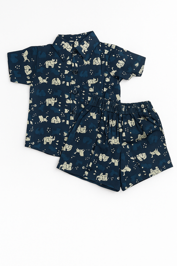 Midnight Safari Shirt & Explorer Short Set
