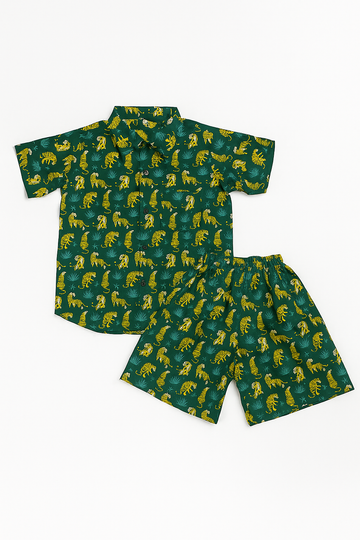 Jungle Roar Camp-Shirt & Short Set