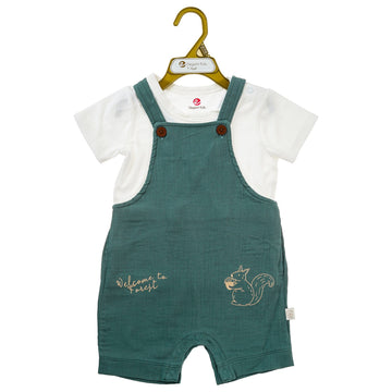 T-Shirt & Dungaree Set