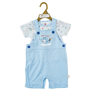 Crocodile and Toucan Dungaree Set