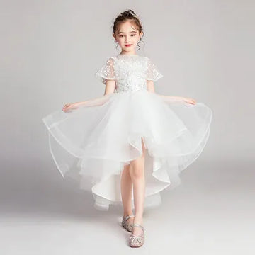 White Dress Flower Girl