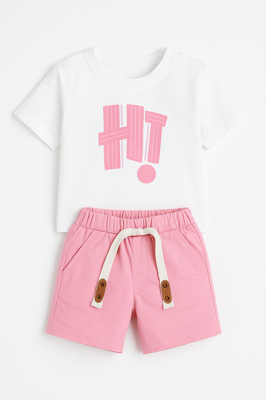 Fancy Star Patch Cotton Tee Set