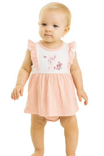 Flutter Bunny Bodysuit Dress