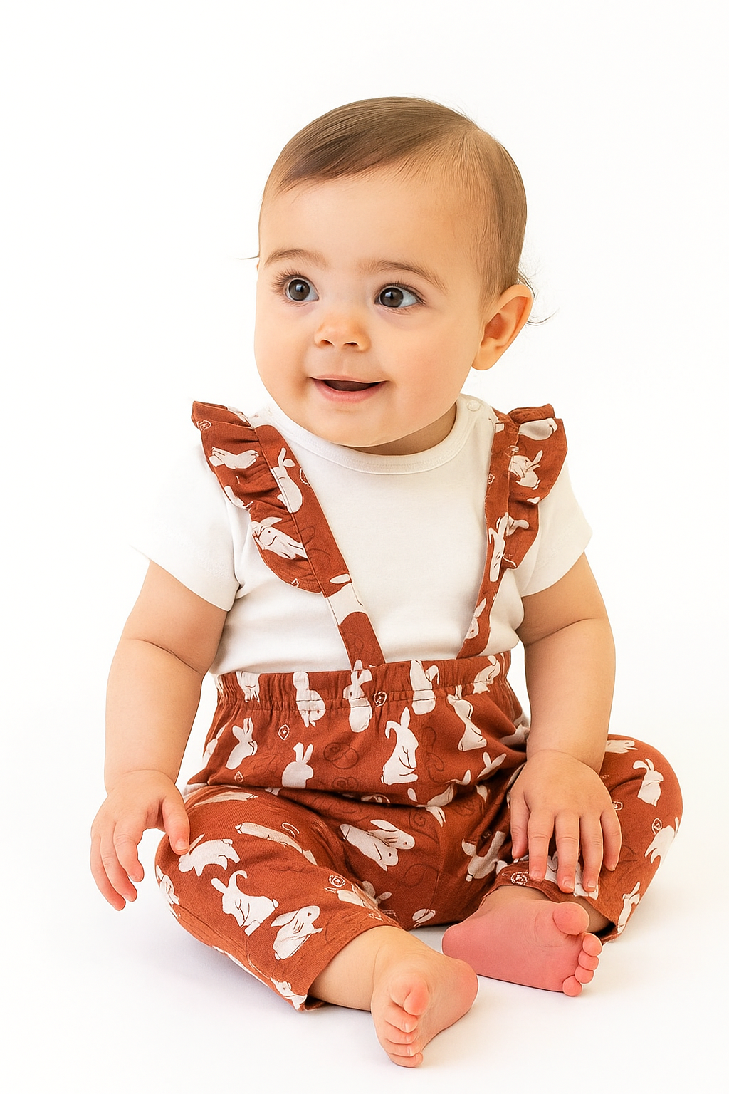 Bunny Hop Organic Ruffle Jumper Set