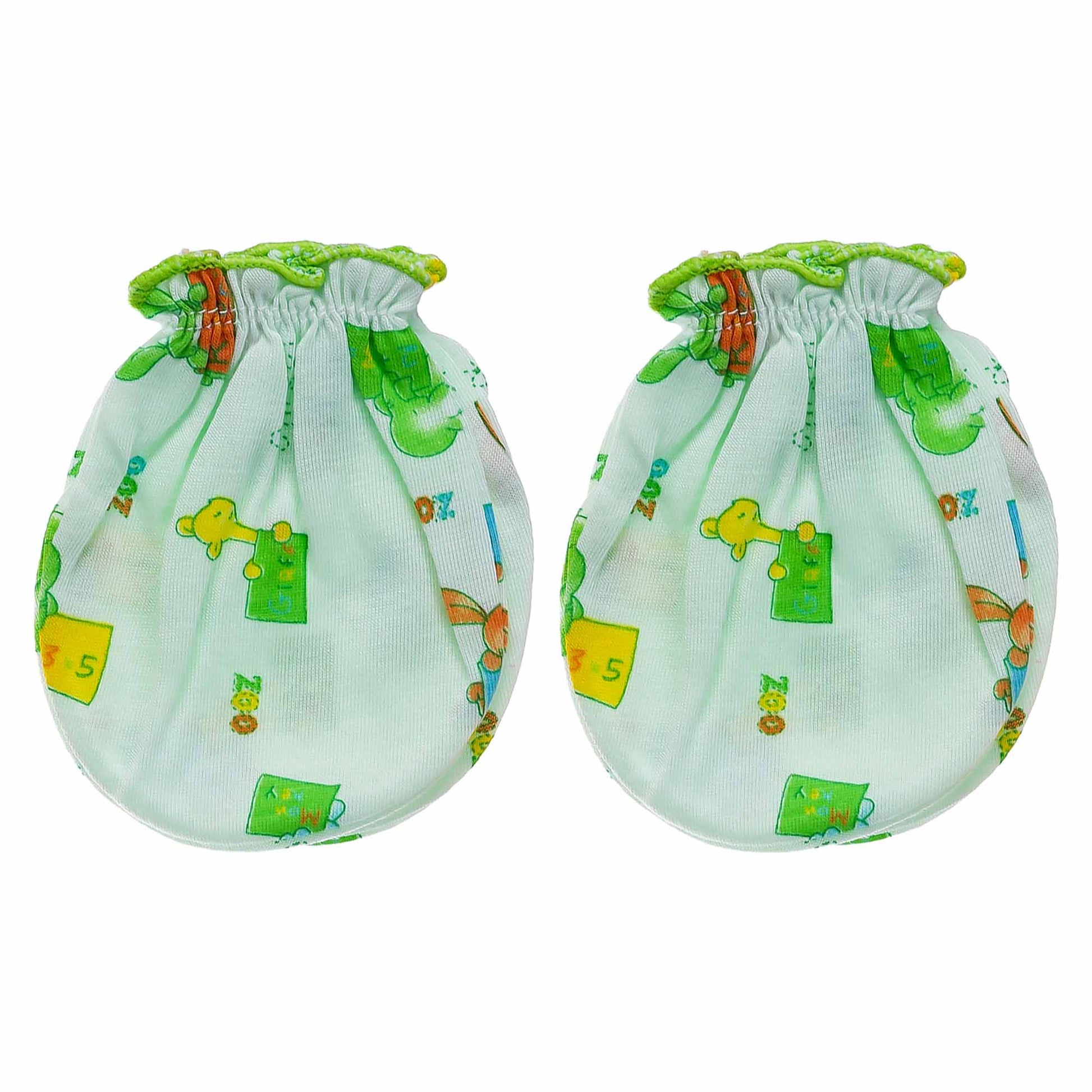Green Mittens For Your Baby