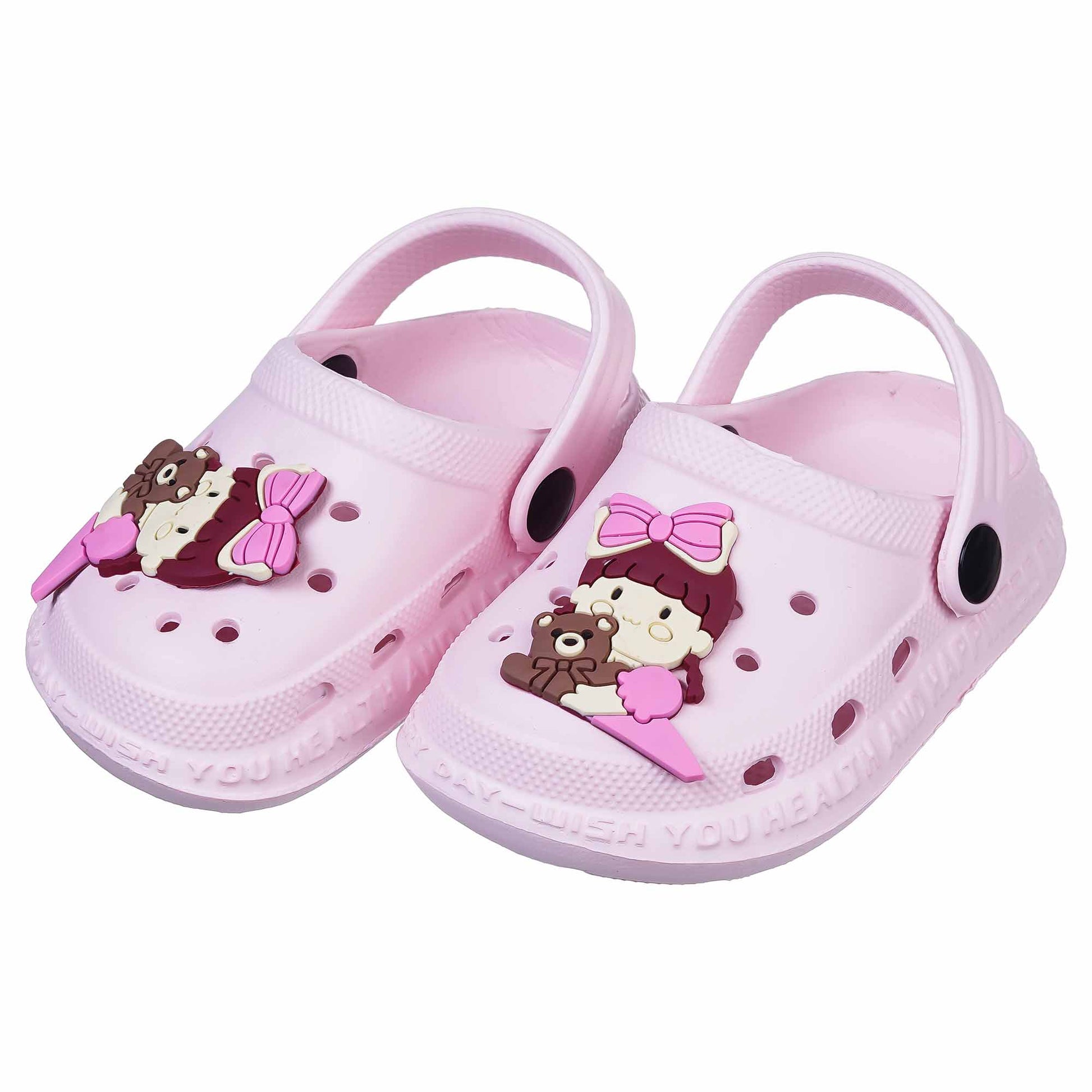 pink crocs for baby