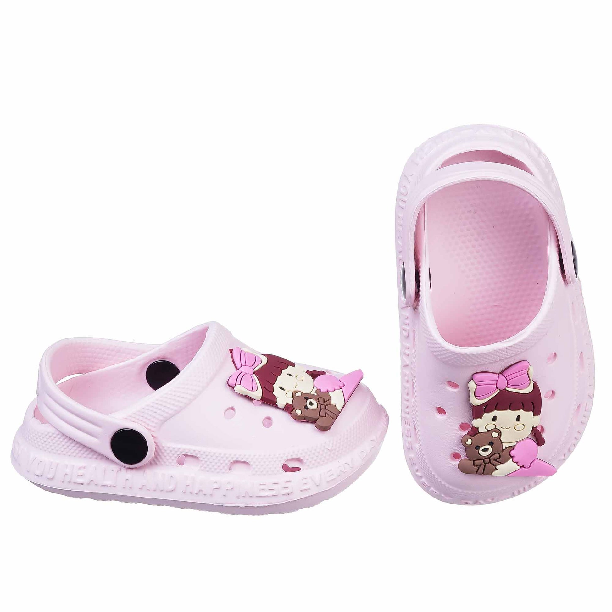pink crocs for baby