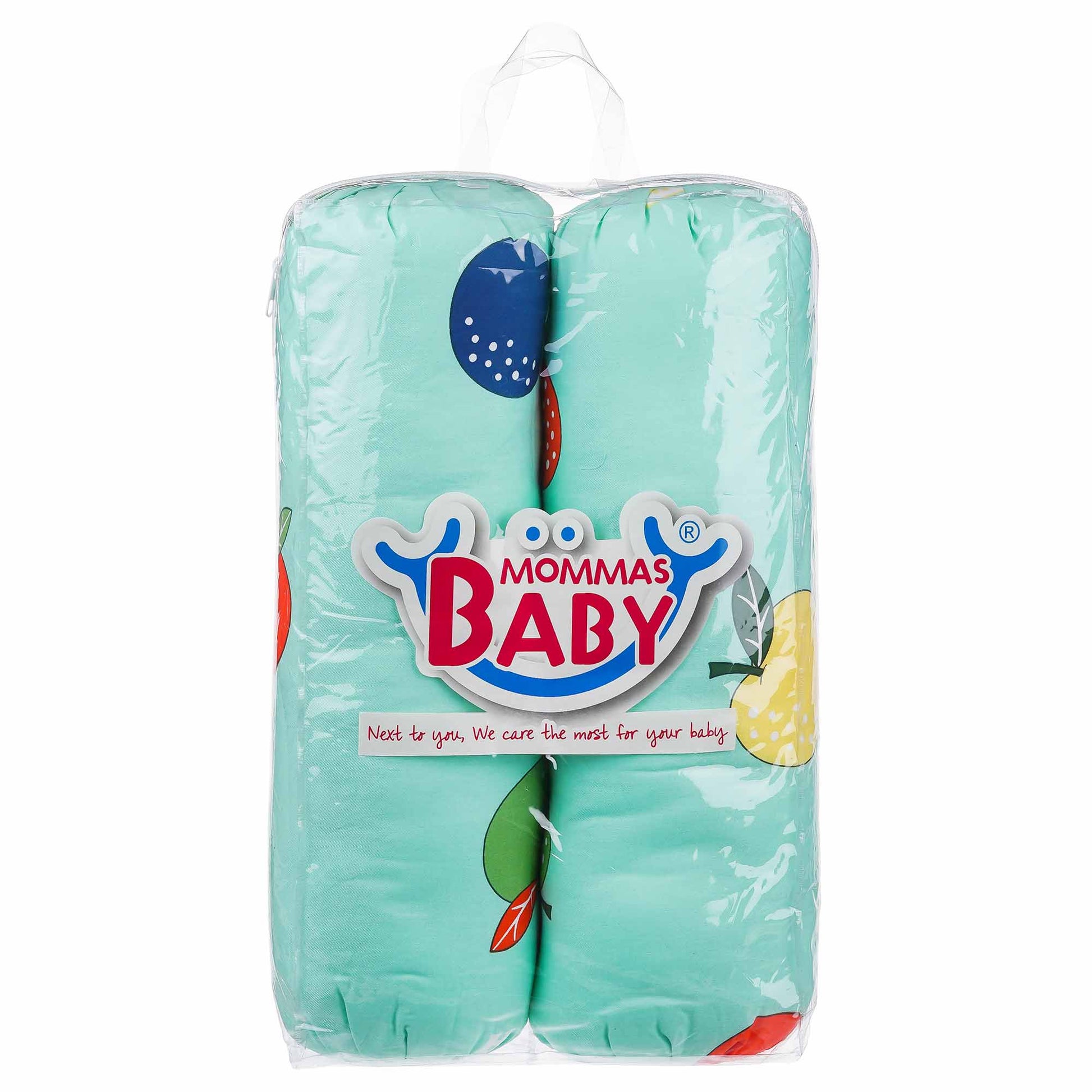 Big Green Cotton Bolster for Baby