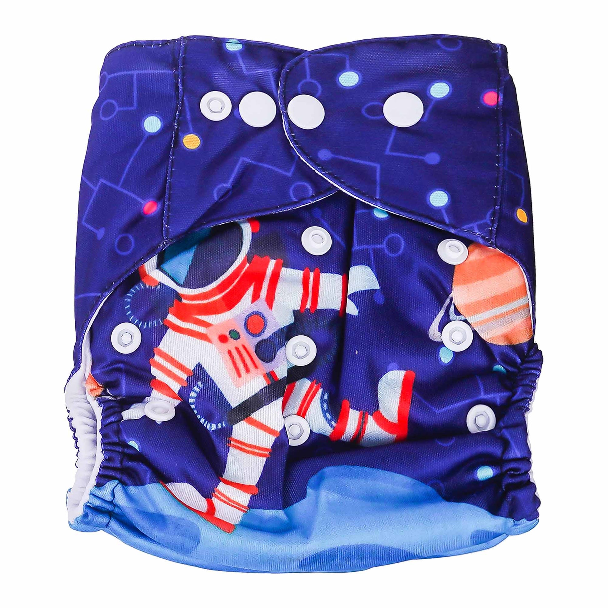 Dark Blue Diaper with Button