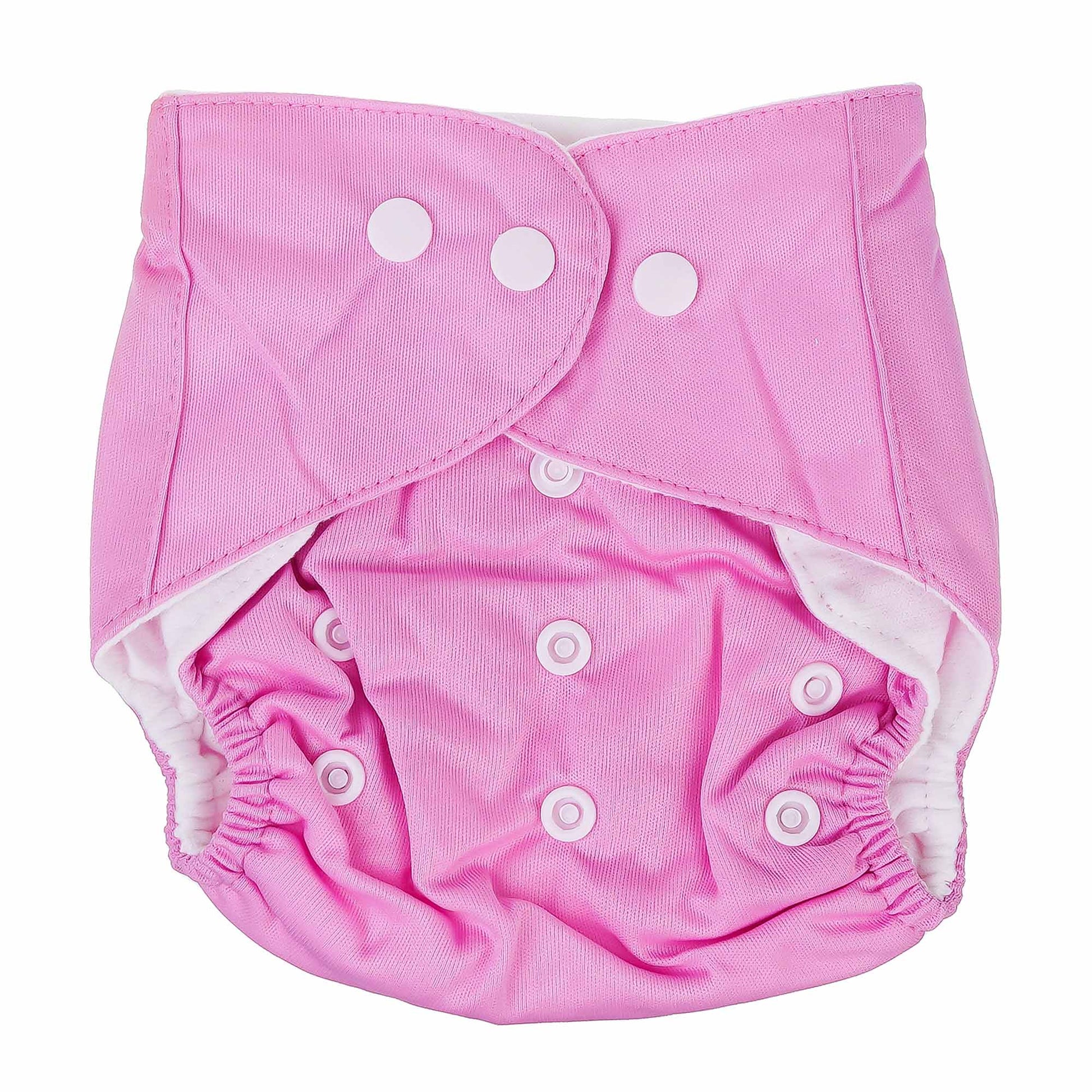 Reusable Pink Diaper With Button