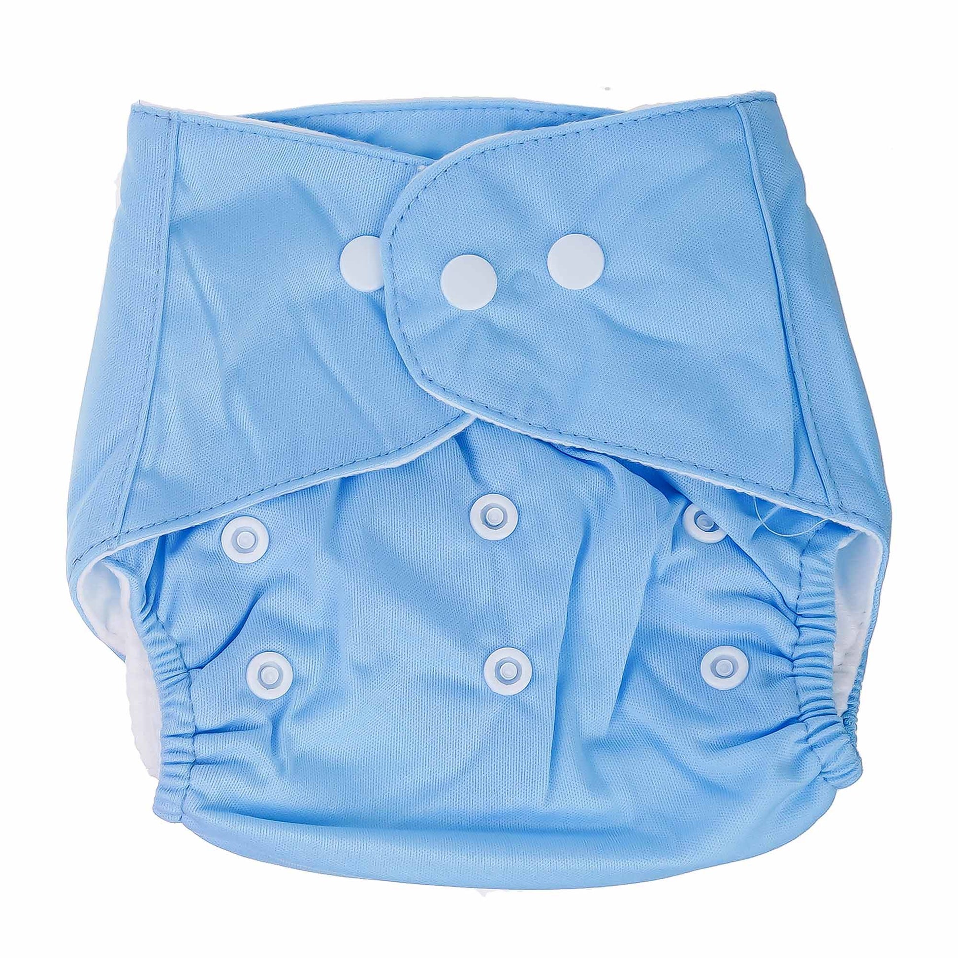 Reusable Blue Diaper With Button
