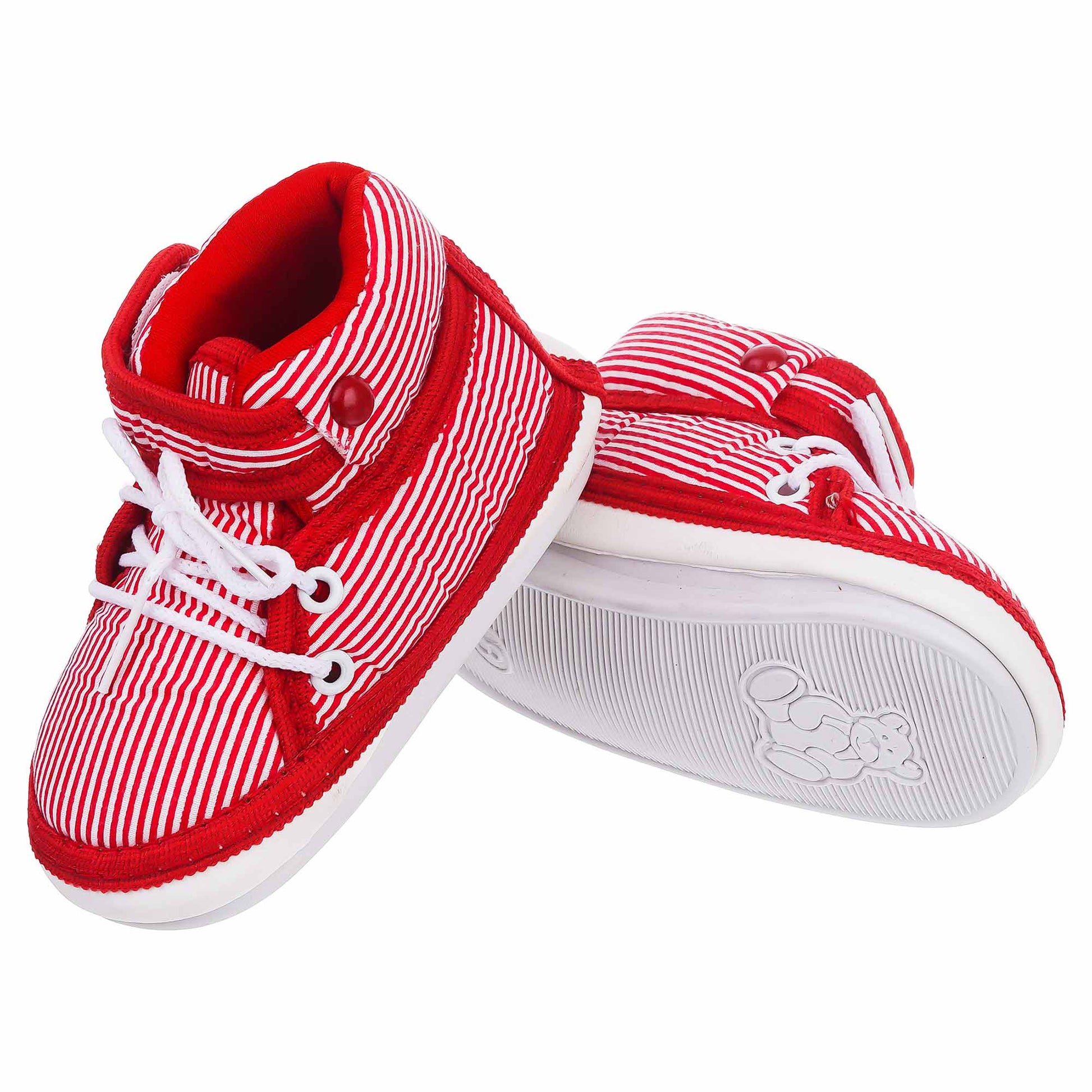 Red Sandal for Baby with Lace