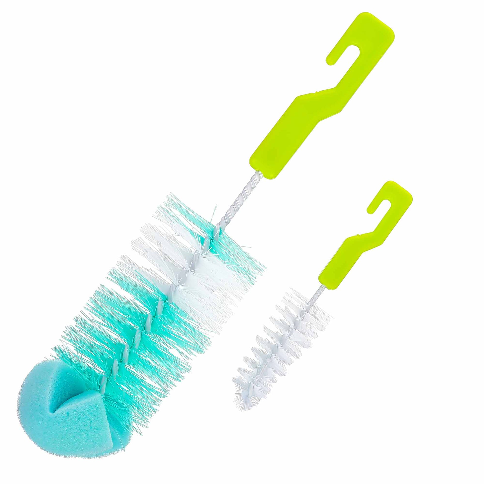 Yellow Baby Bottle and Nipple Cleaning Brush