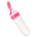 Pink Baby Silicone Spoon Feeder