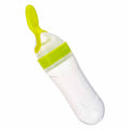 Yellow Baby Silicone Spoon Feeder