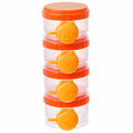 Orange Milk Powder Container Box Set