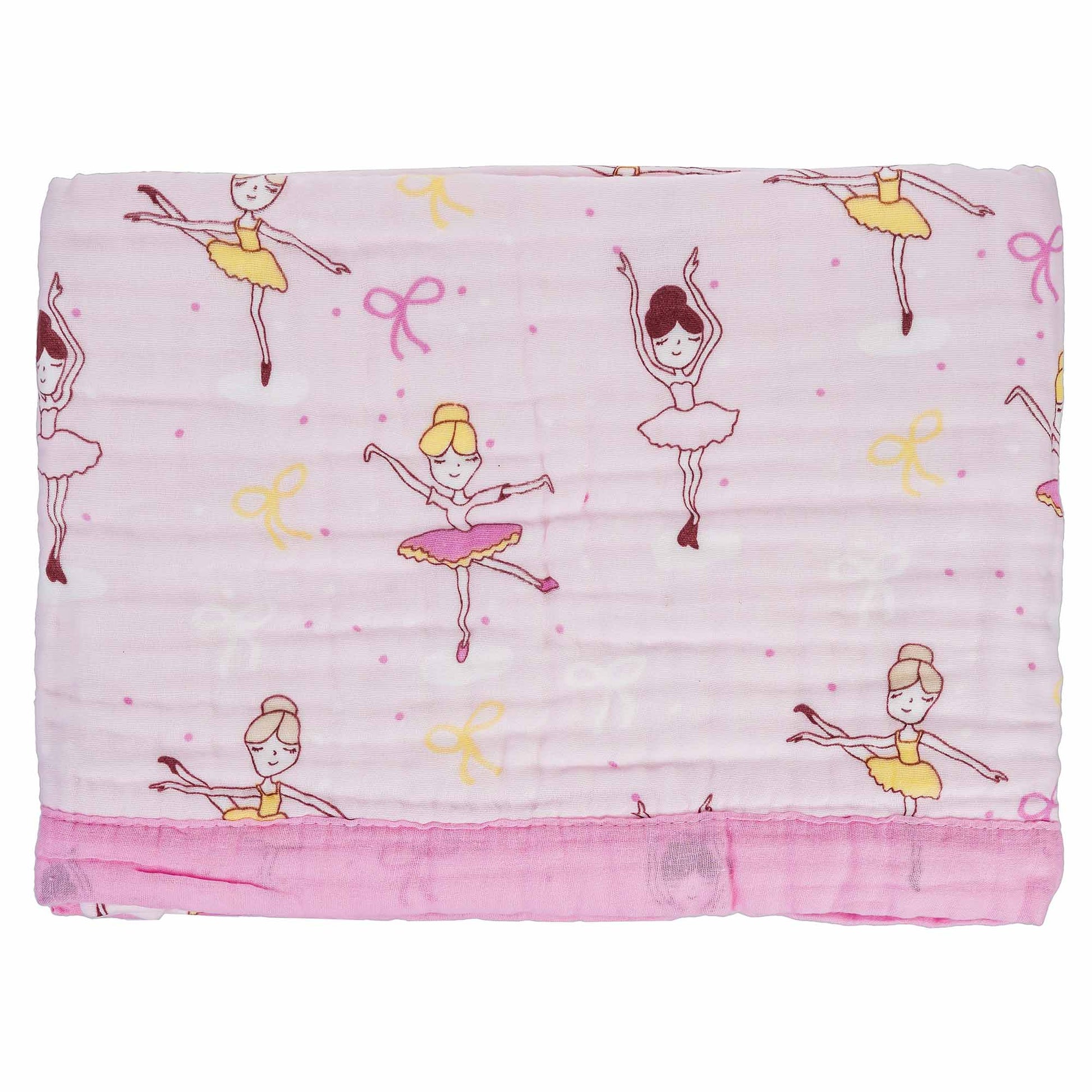 Pink Muslin Blankets for Baby