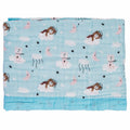 Blue Muslin Blankets for Baby