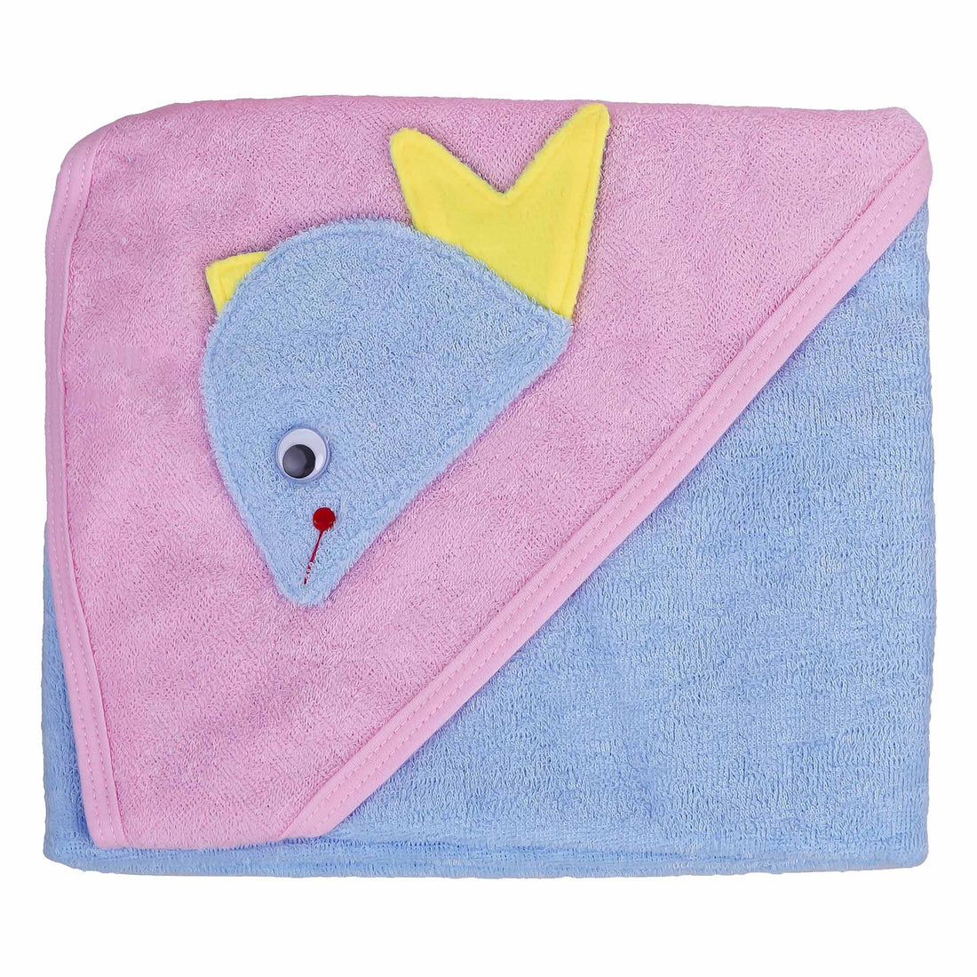Fish Cap Dark Blue Towel for Baby