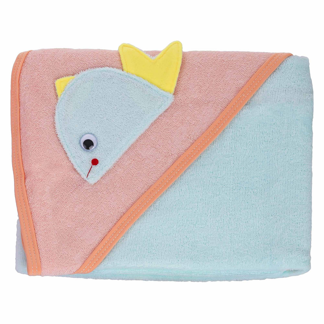 Fish Cap Dark Blue Towel for Baby