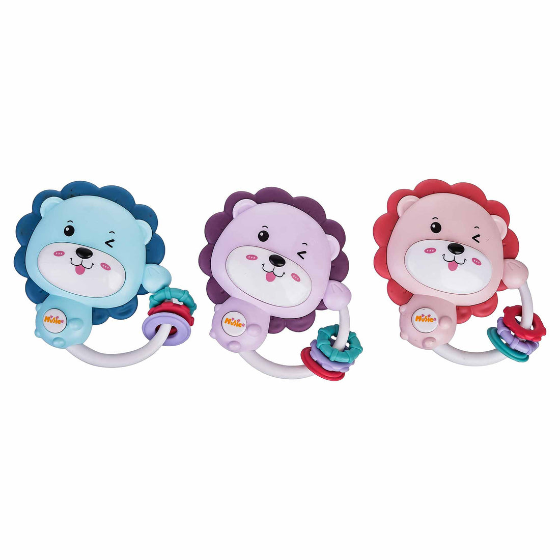 Cute Lion Baby Rattle Toy