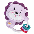 Cute Lion Purple Baby Rattle Toy