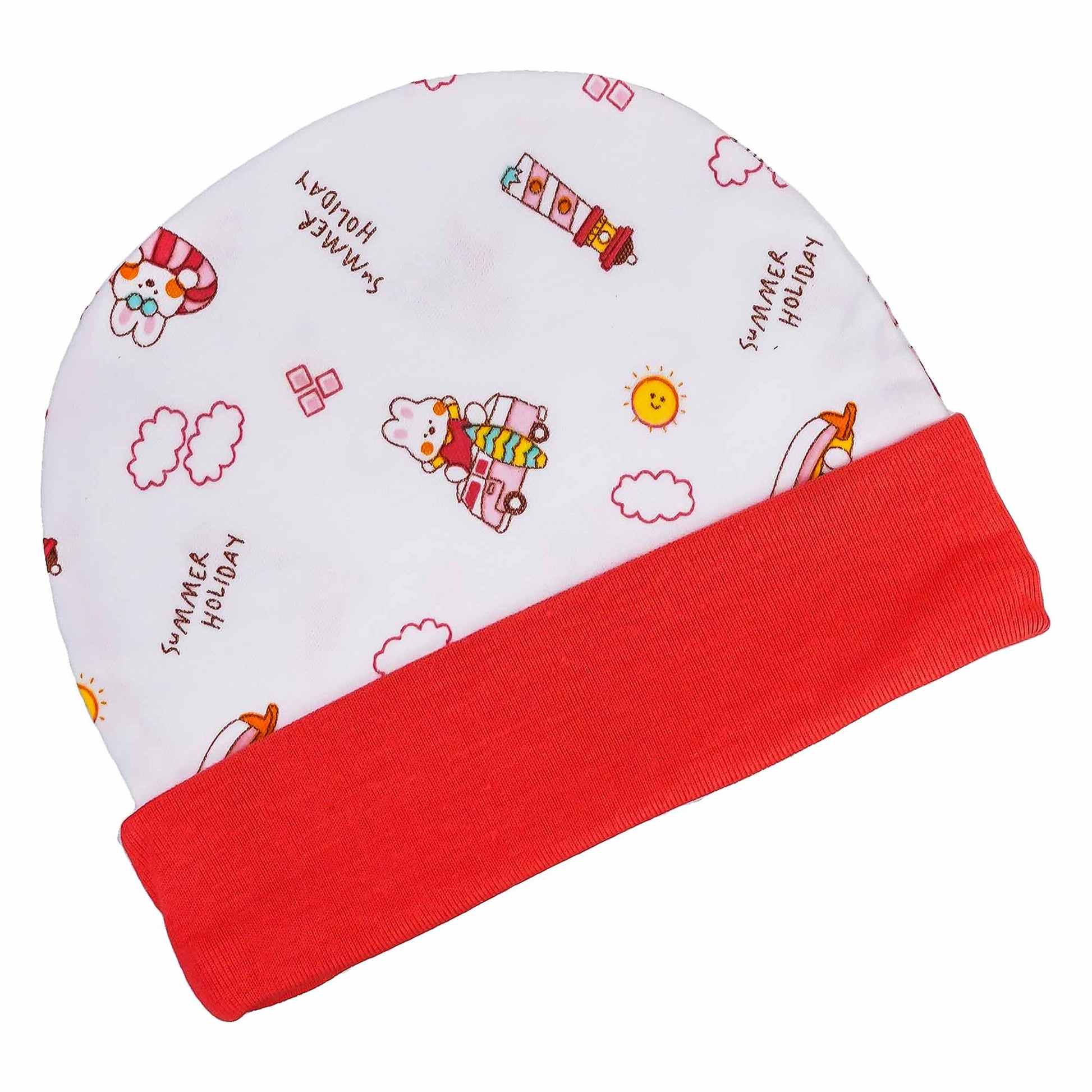 Cute Red Cap for New Born Baby