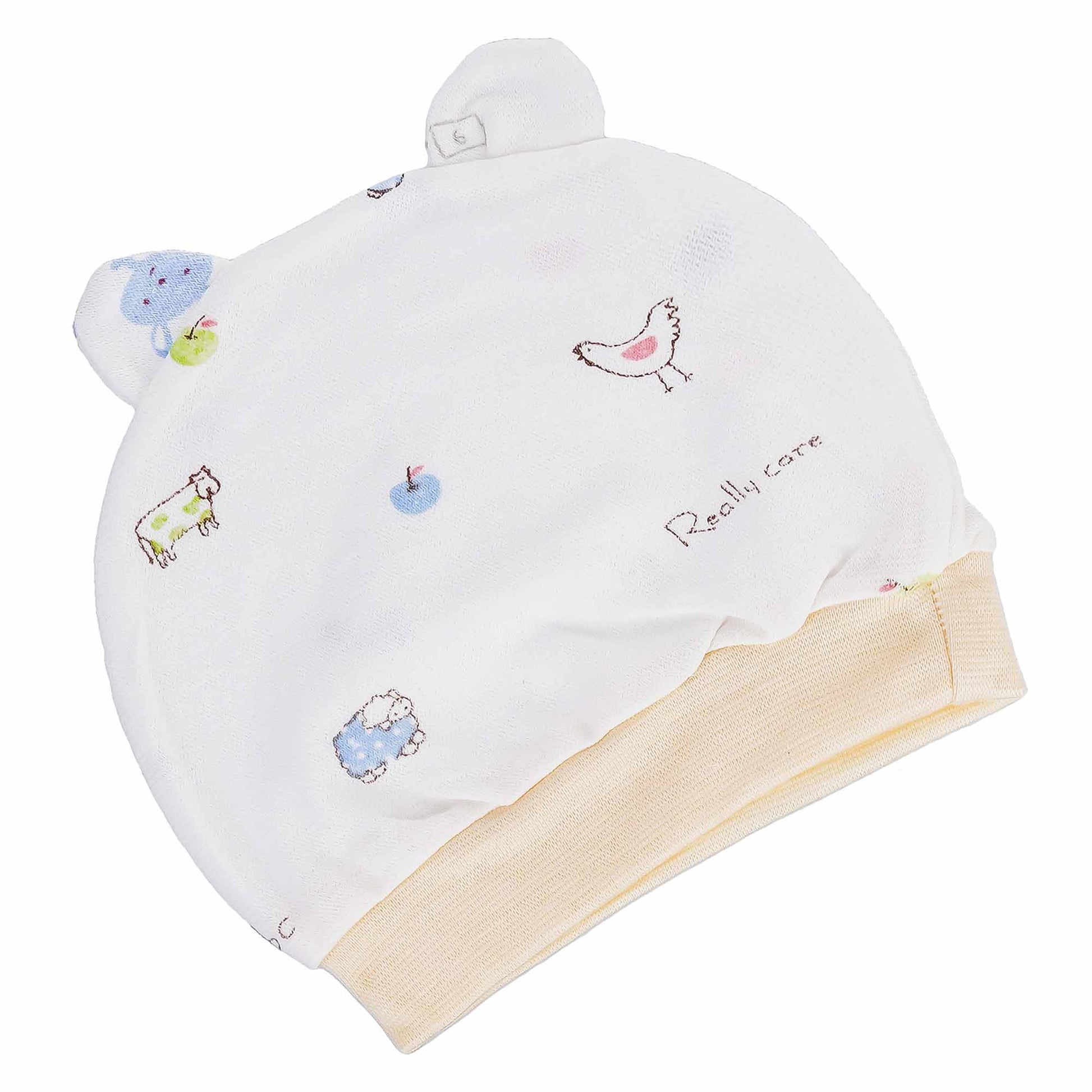 Yellow Cap for New Born Baby