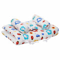 White Bed Set for Baby with Neck Rest and Pillow