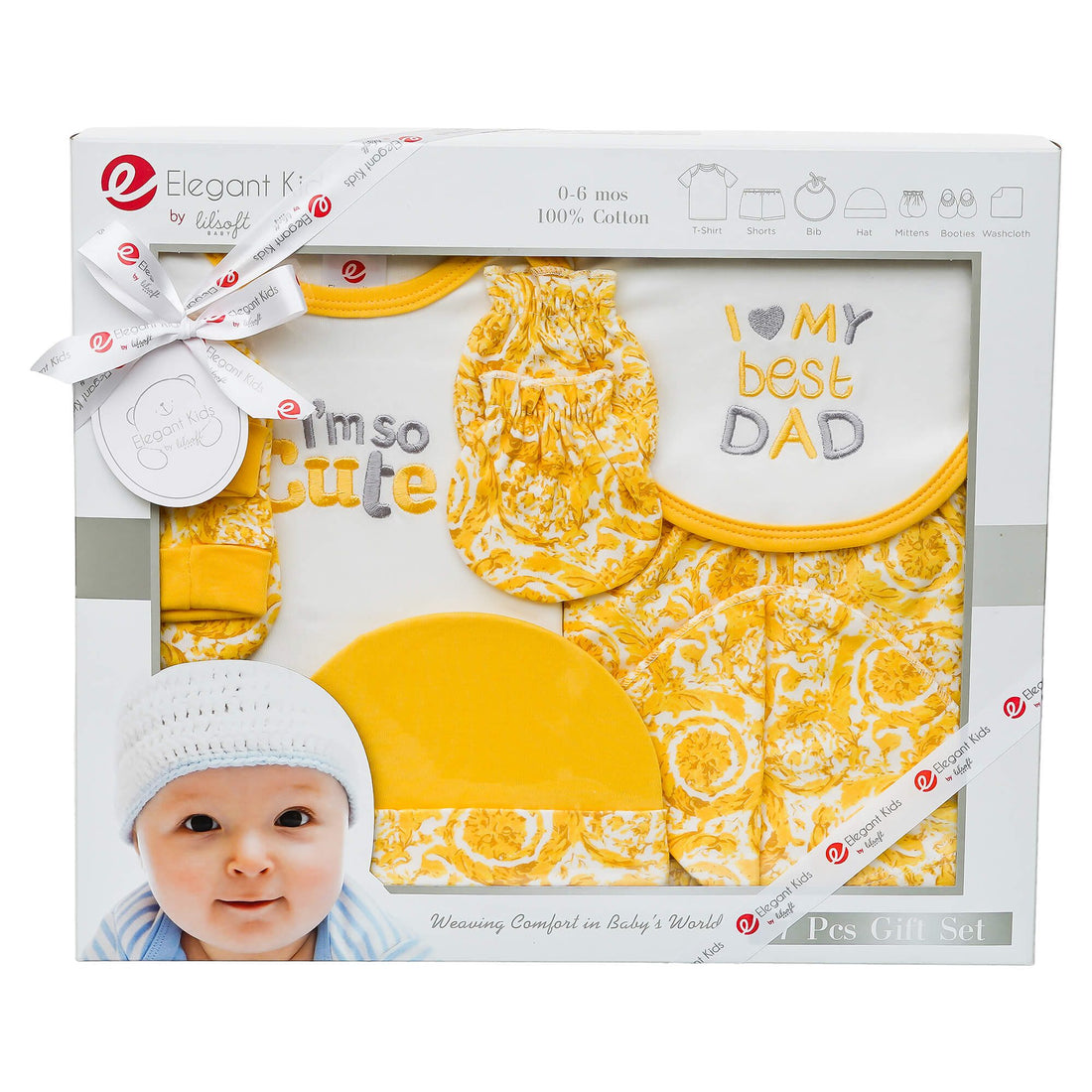 7 Pieces Baby Gift Set