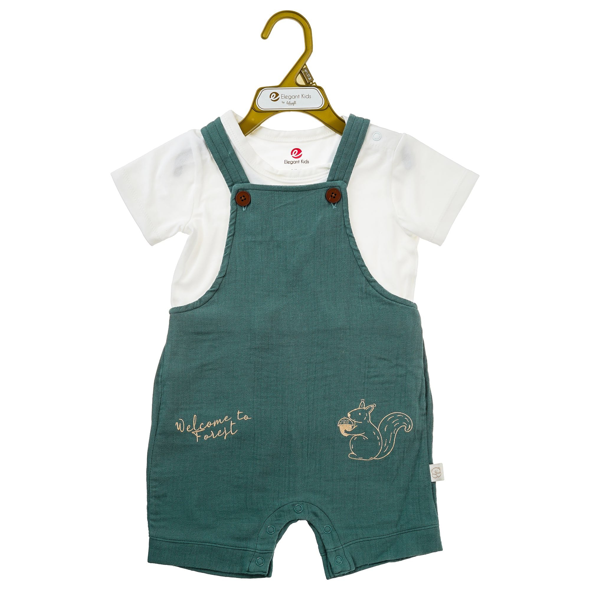 T-Shirt & Dungaree Set