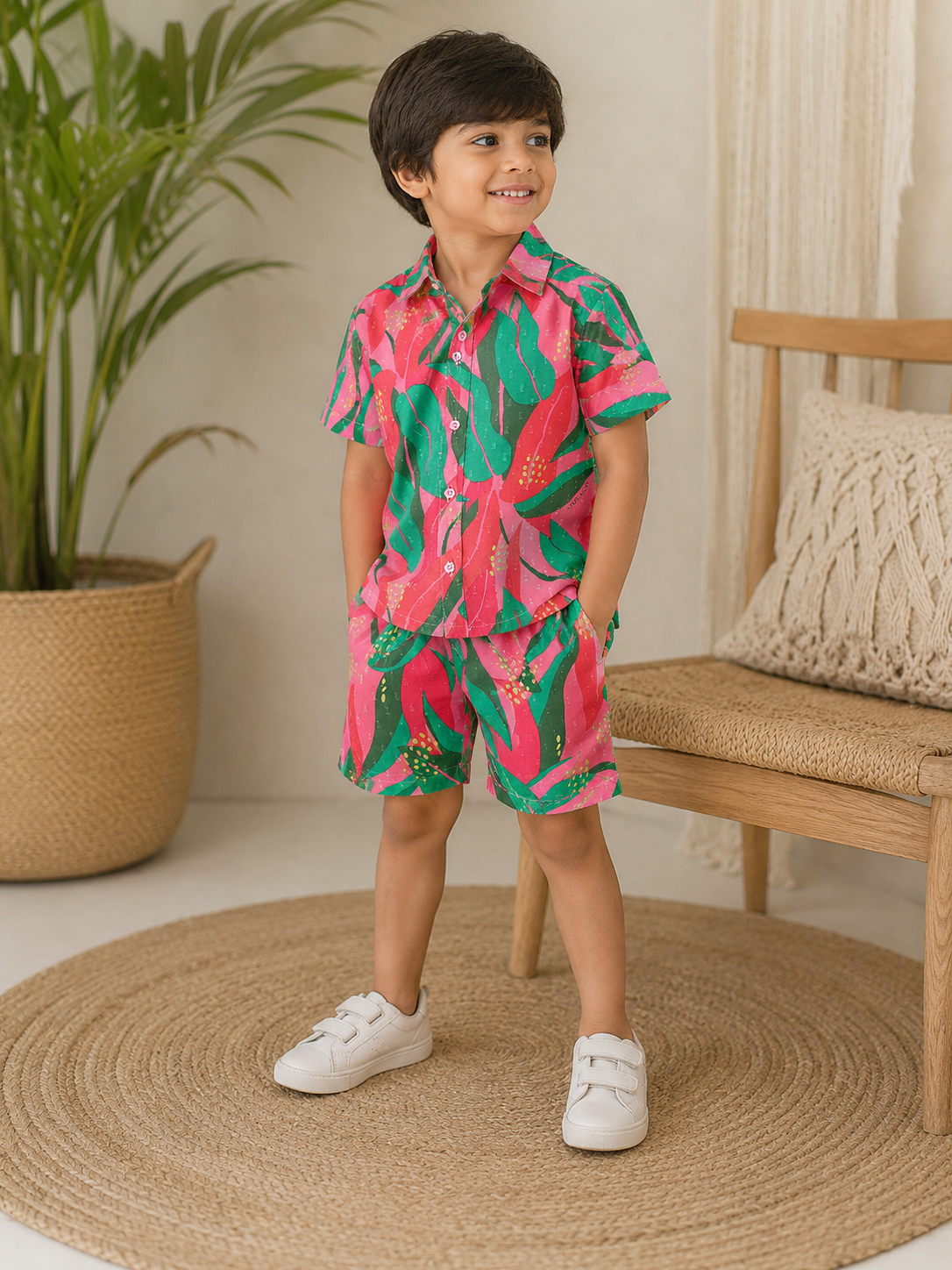 Tropical Bloom Co-ord Set