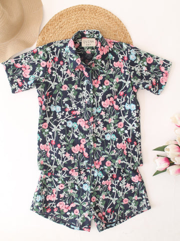 Midnight Blossom Co-ord Set