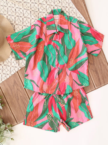 Tropical Bloom Co-ord Set