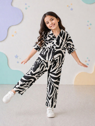Safari Stripes Co-ord Set