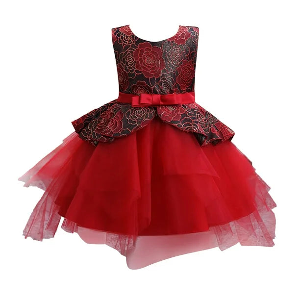 Floral Lace Ball Gown Princess Dress Party Dress